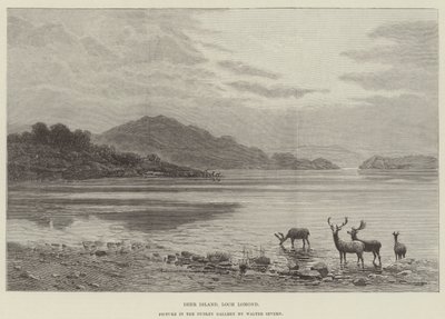 Île aux Cerfs, Loch Lomond, image dans la galerie Dudley - Walter Severn